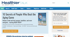 Desktop Screenshot of healthiertalk.com